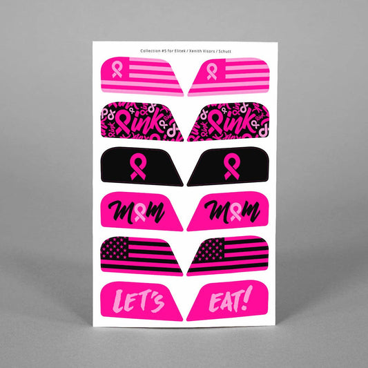 Stickers for Helmet Visor Tabs Collection #5