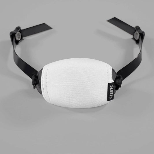 Basic White Chin Strap Cover