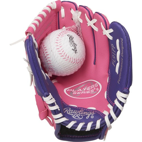 Players series youth 9" baseball glove W/ball