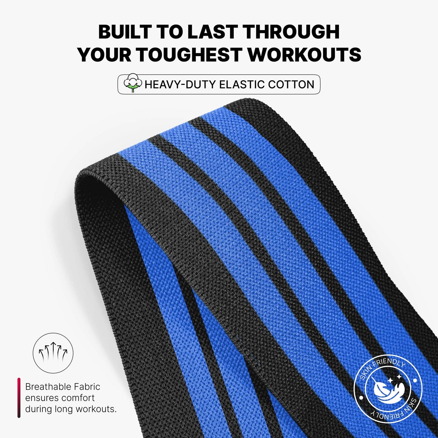 Knee Wraps for Weightlifting: Black (pair)