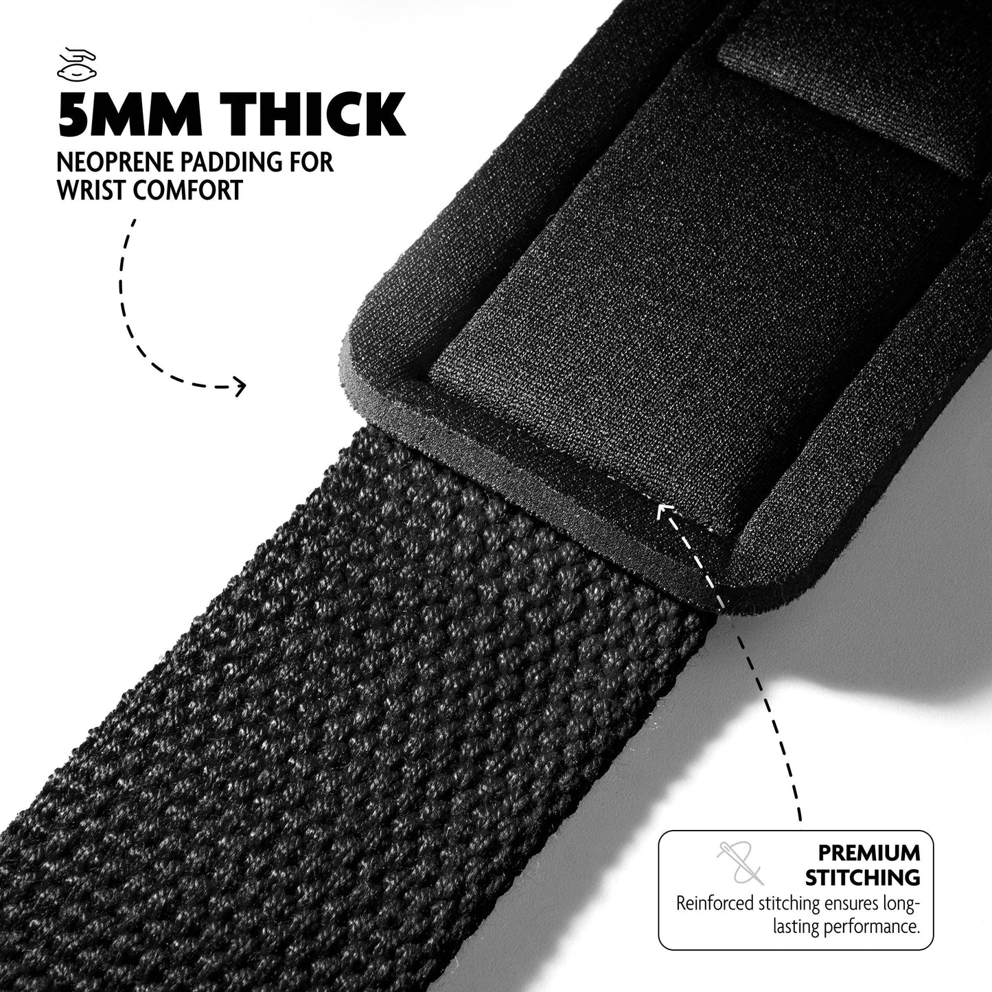 Lifting Straps: Black