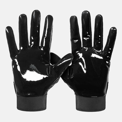 Basic Black Sticky Football Receiver Gloves