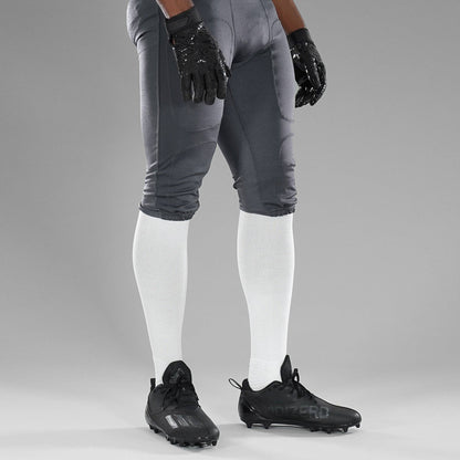 Basic White Football Football Knee-High Socks