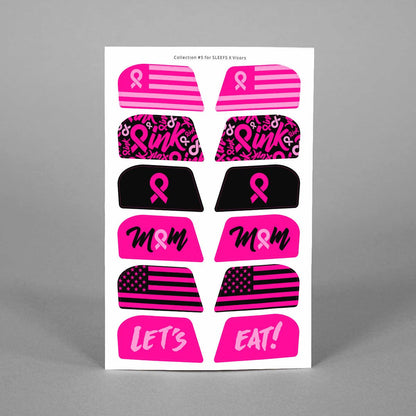 Stickers for Helmet Visor Tabs Collection #5