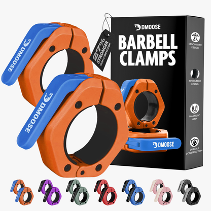 Barbell Clamps: Blue / Non Magnetic