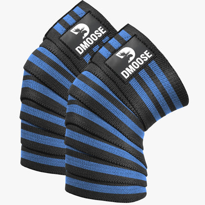 Knee Wraps for Weightlifting: Black (pair)