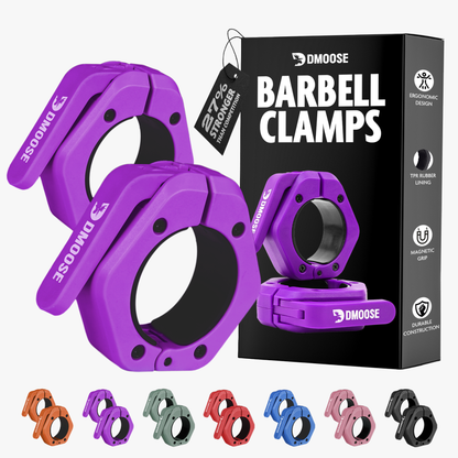 Barbell Clamps: Blue / Non Magnetic