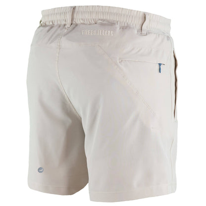 Stone Khaki Freeballers - Sport Shorts: 8" Inseam / Built-in Liner / XXX-Large