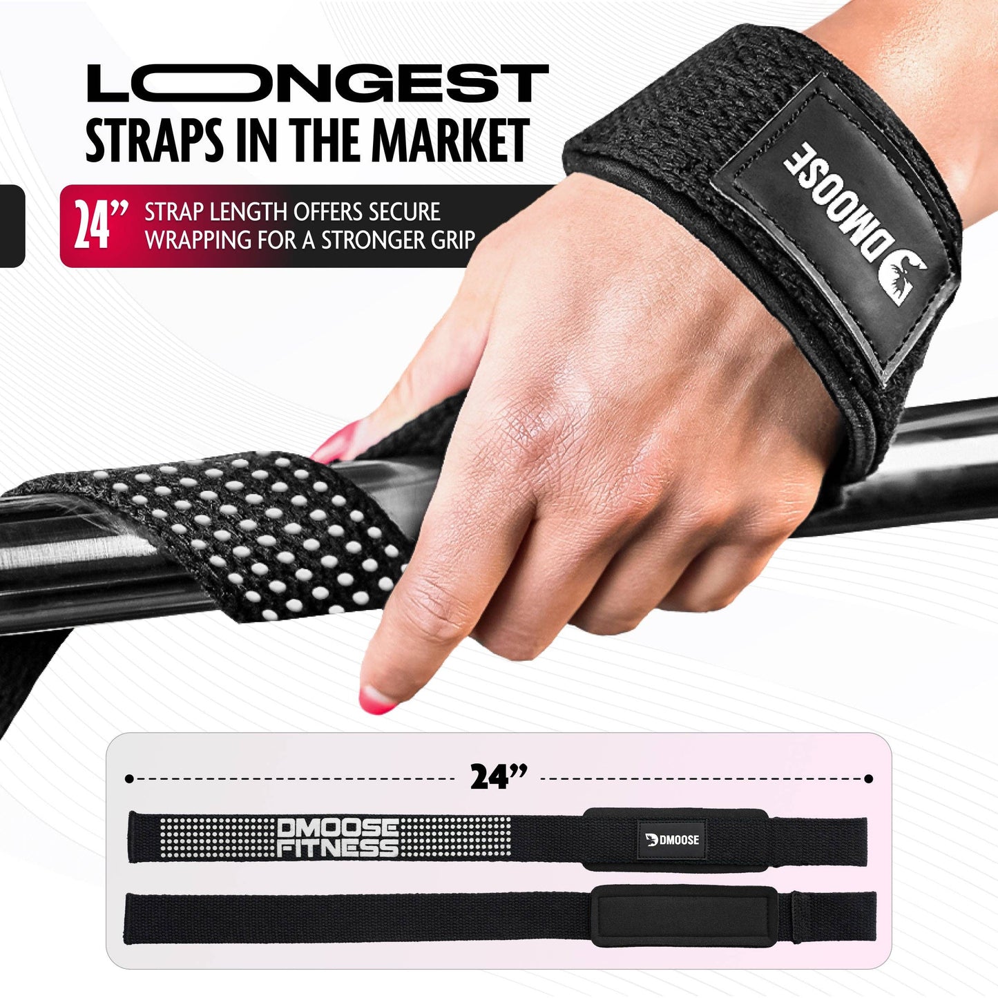Lifting Straps: Black
