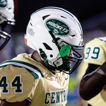 Hue Hot Green Football Mouthguard: Hot Green / Kids