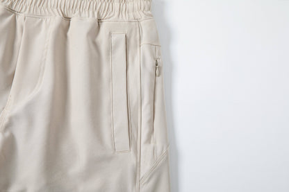 Stone Khaki Freeballers - Sport Shorts: 8" Inseam / Built-in Liner / XXX-Large