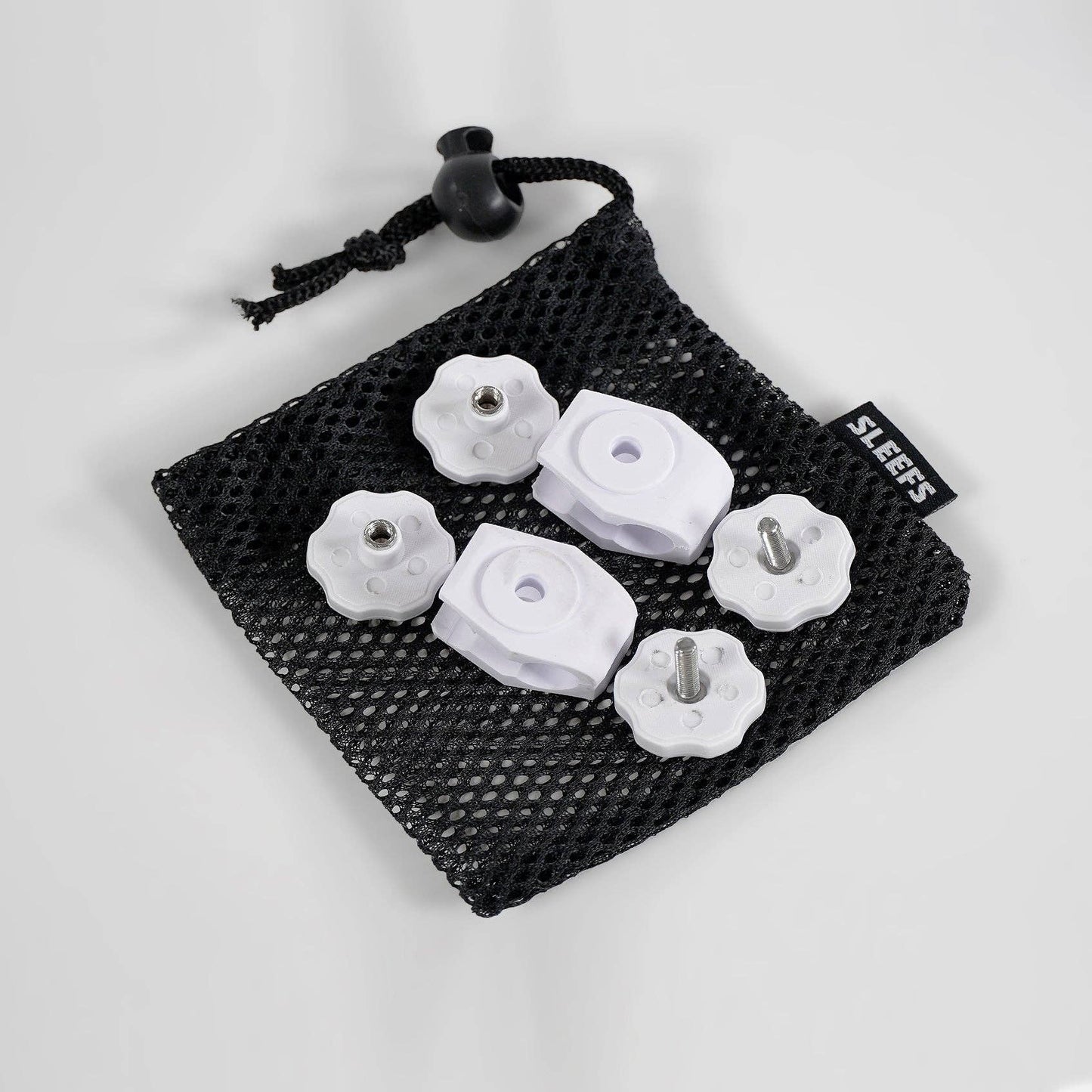 White Football Helmet Visor Quick Clips