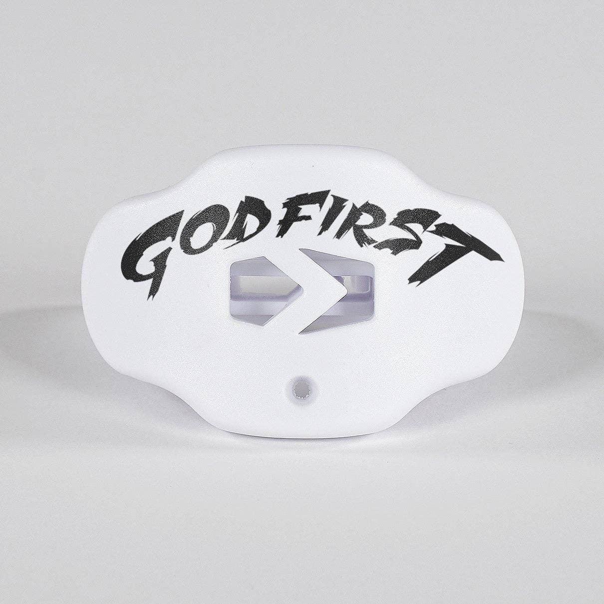 God First White Football Mouthguard