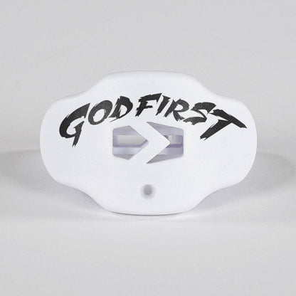 God First White Football Mouthguard