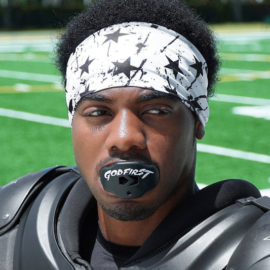 God First Black Football Mouthguard