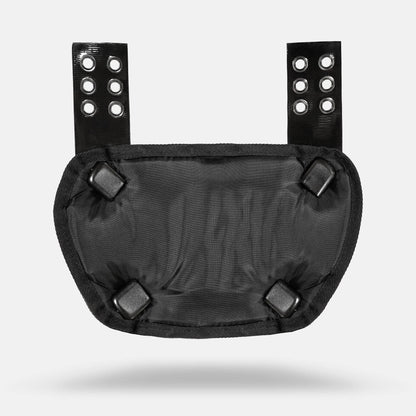 Black Football Back Plate - Adult