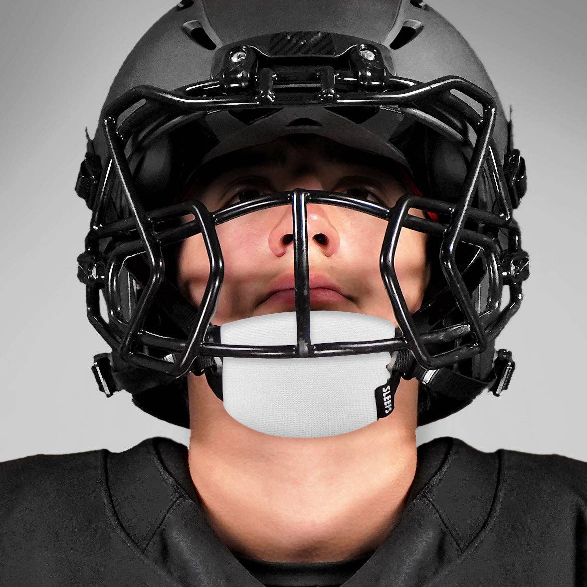 Basic White Chin Strap Cover