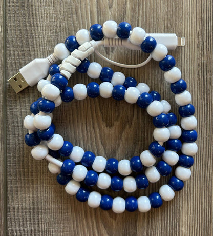 Game Day Phone Cord with Lightening and USB-C