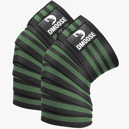 Knee Wraps for Weightlifting: Black (pair)