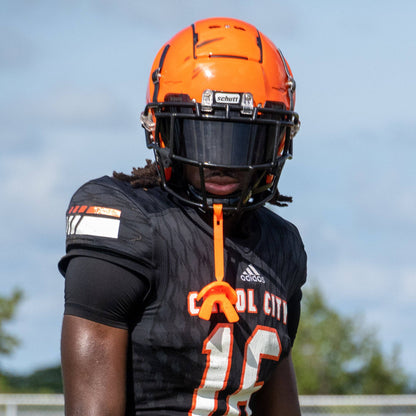 Hue Orange Football Mouthguard: Orange / Kids