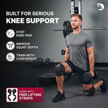 Knee Sleeves: Black / M