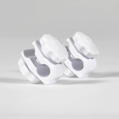 White Football Helmet Visor Quick Clips