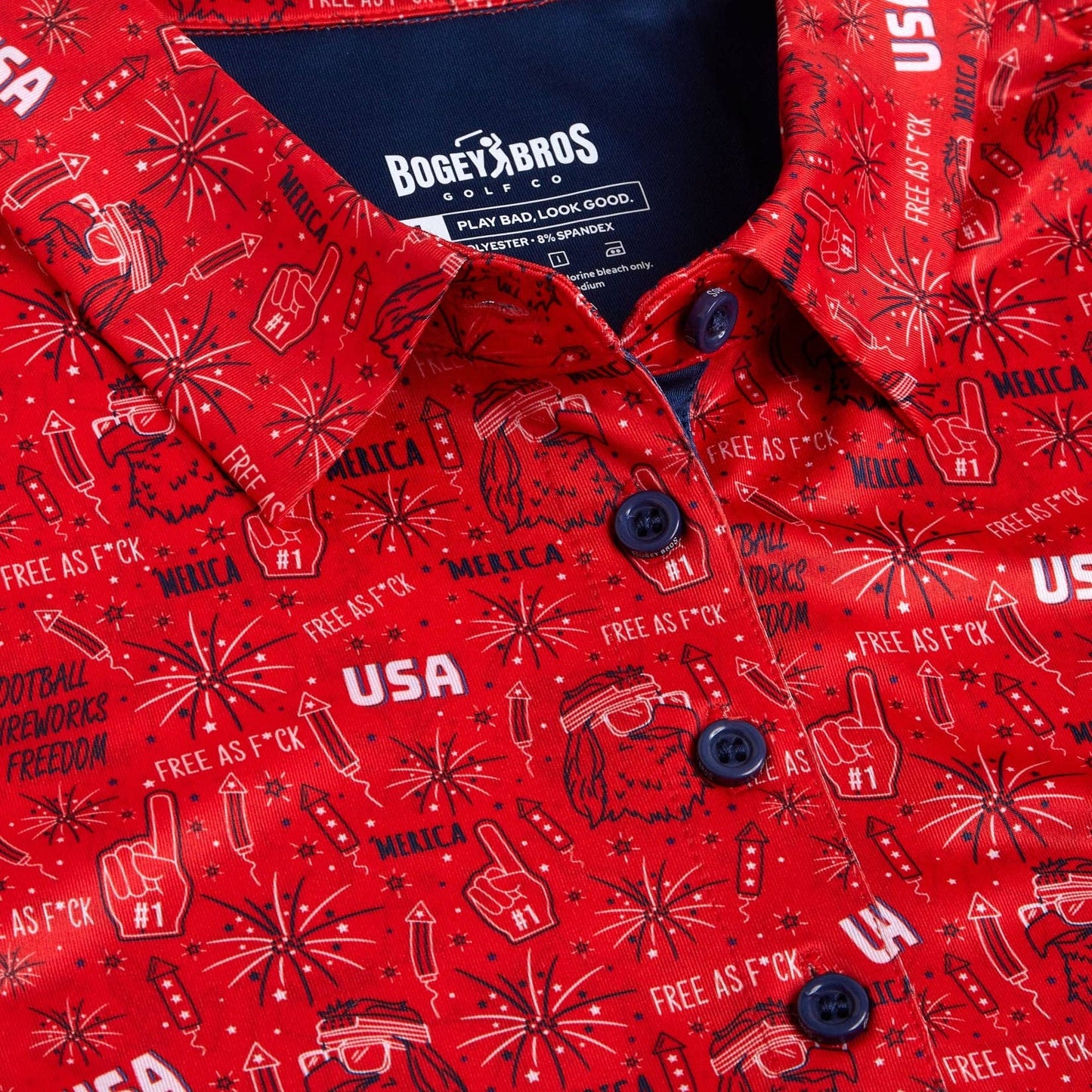 'Merica - Red - Women's Polo