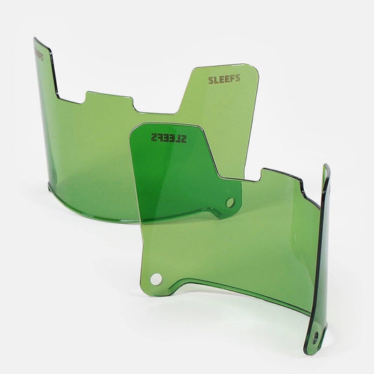 Fierce Green Clear Helmet Eye-Shield Visor