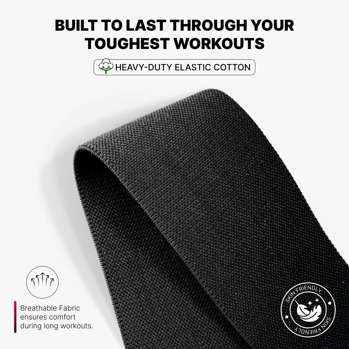 Knee Wraps for Weightlifting: Black (pair)