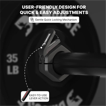 Barbell Clamps: Black / Non Magnetic