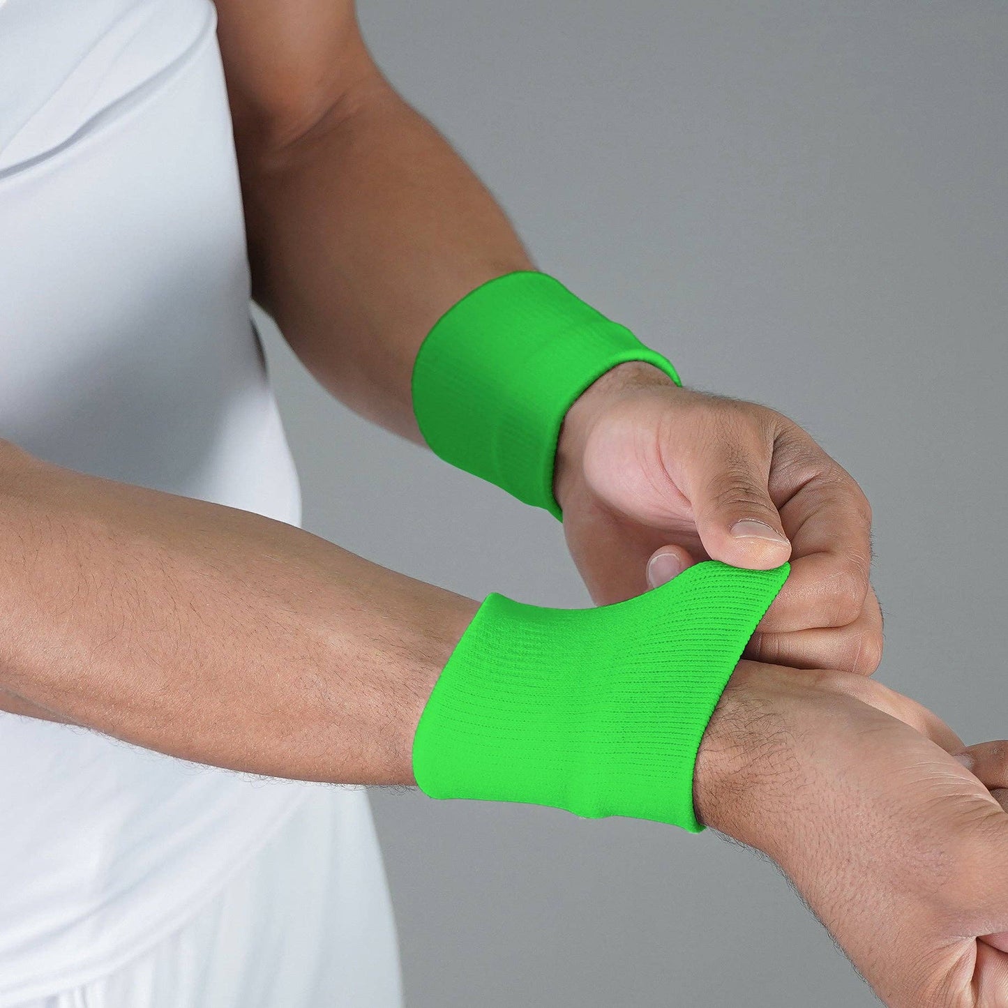 Hot Green Drip Wristband