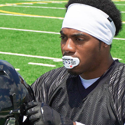 Momma White Football Mouthguard
