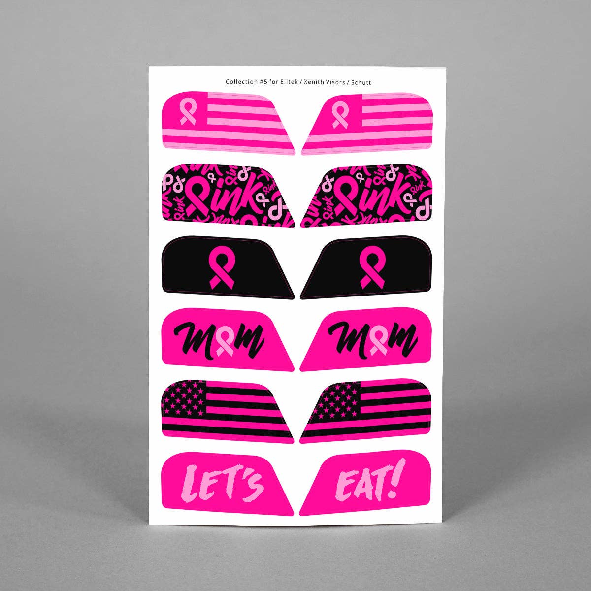 Stickers for Helmet Visor Tabs Collection #5