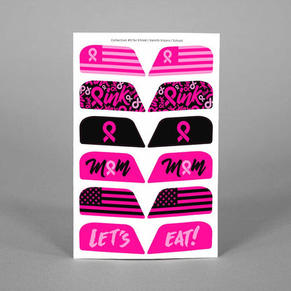Stickers for Helmet Visor Tabs Collection #5