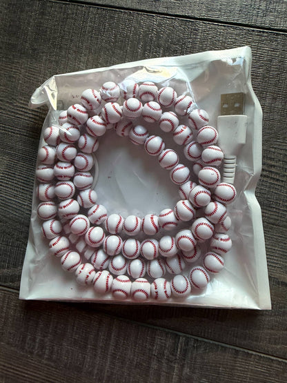Sports Ball Phone Cord with Lightening and USB-C
