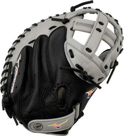 Mizuno GXS90F5 Franchise Fastpitch Catchers Mitt Fastpitch Glove 34.00" - Gray-Black