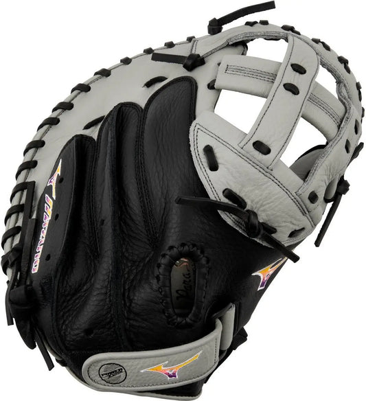 Mizuno GXS90F5 Franchise Fastpitch Catchers Mitt Fastpitch Glove 34.00" - Gray-Black