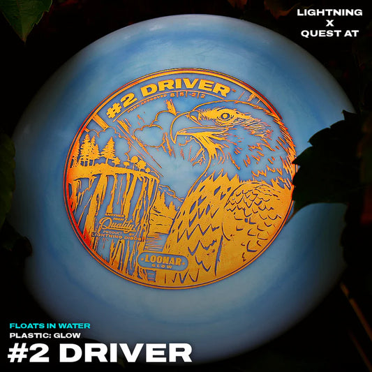 Lightning Loonar Glow #2 Driver Fairway Driver Golf Disc