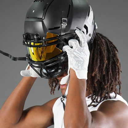 Basic White Sticky Football Receiver Gloves