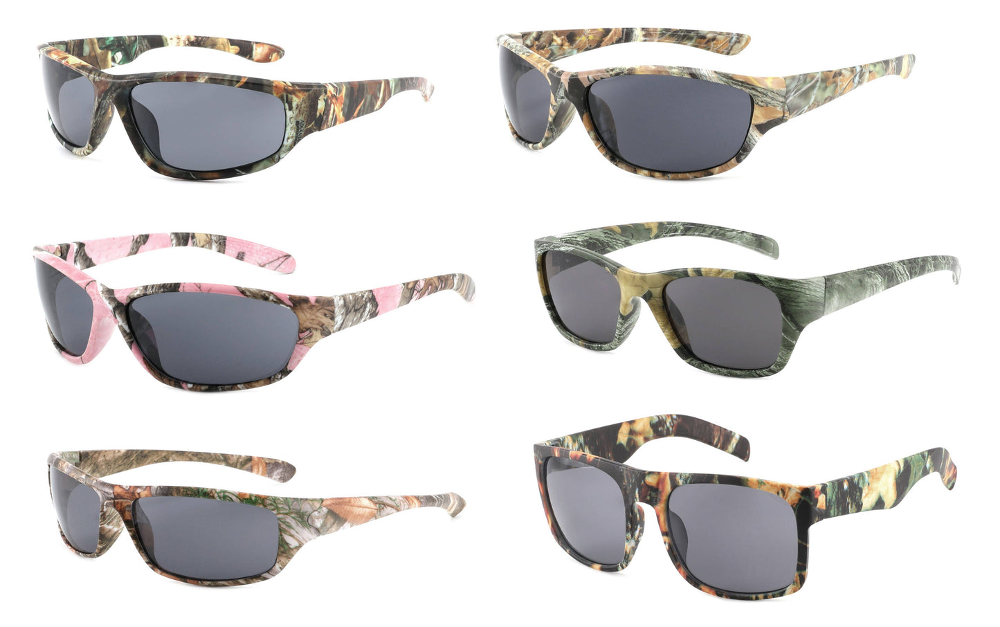 Assorted Camouflage Sport Sunglasses