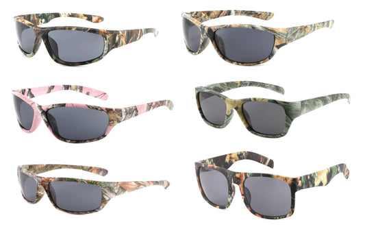 Assorted Camouflage Sport Sunglasses