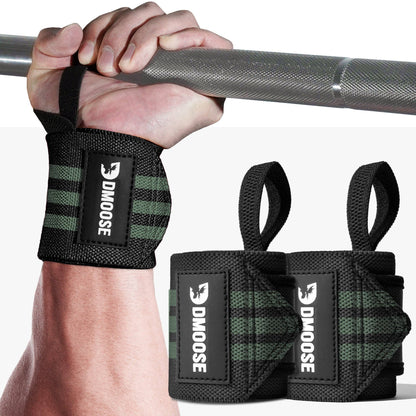 Wrist Wraps: Black Stripes / 18"