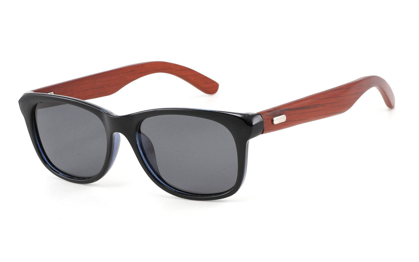 Real Bamboo and Rosewood Polarized Sunglasses - Assorted