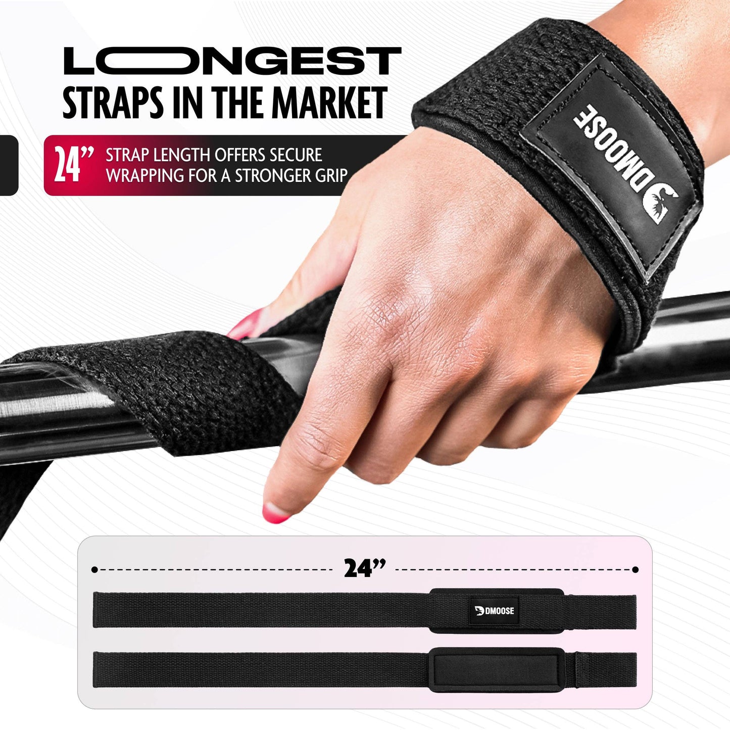 Lifting Straps: Black