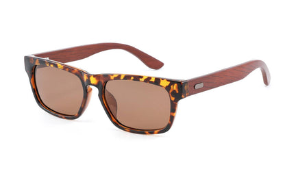 Real Bamboo and Rosewood Polarized Sunglasses - Assorted