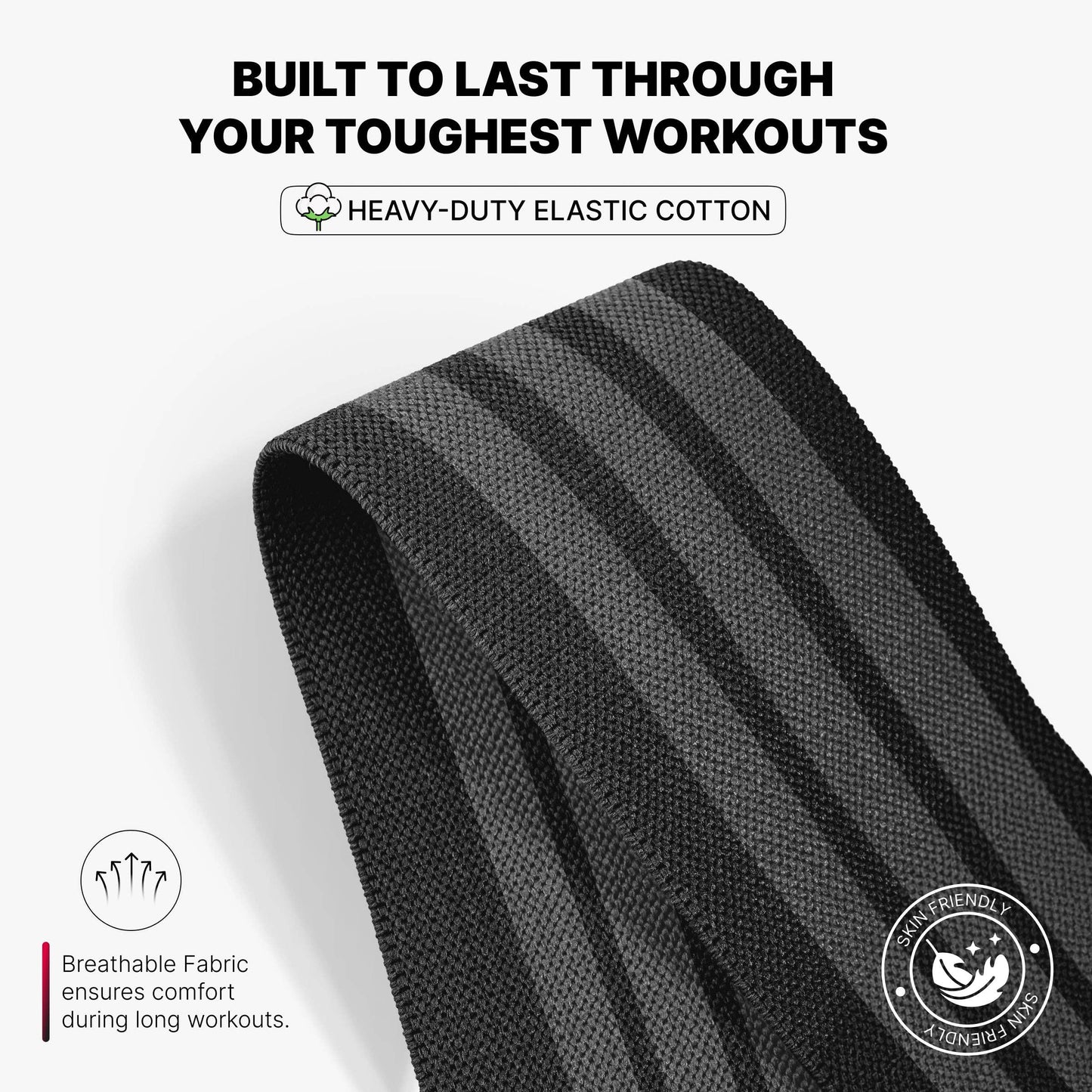 Knee Wraps for Weightlifting: Black (pair)