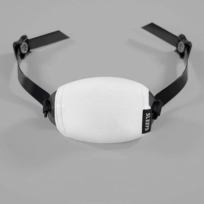 Basic White Chin Strap Cover
