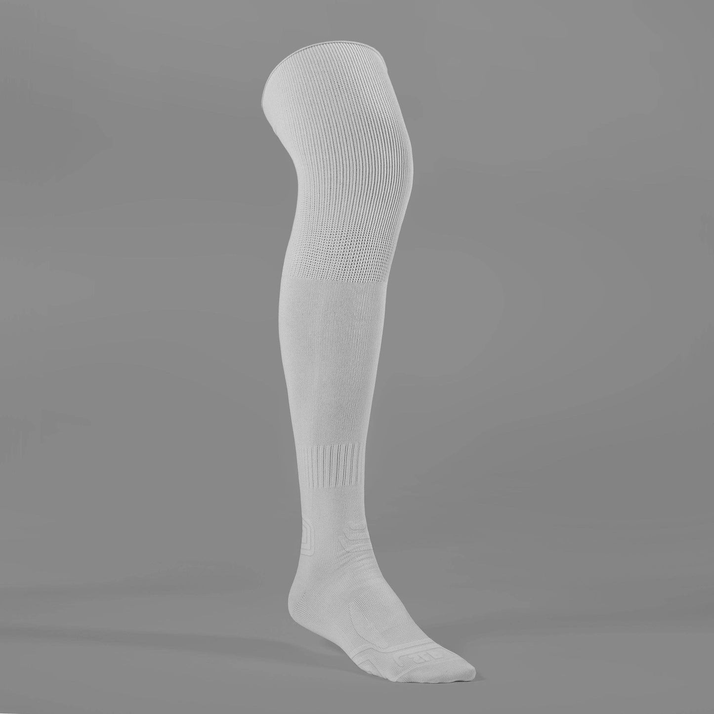 Basic White Football Inside Padded Long Socks