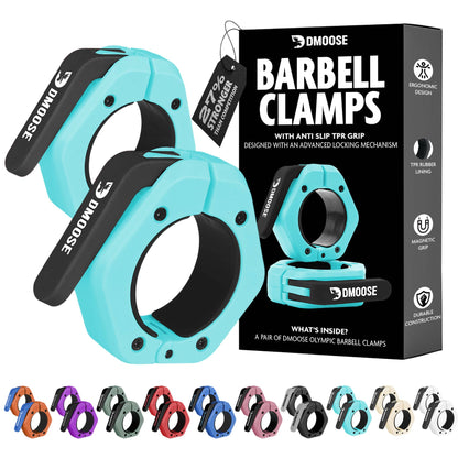 Barbell Clamps: Blue / Non Magnetic