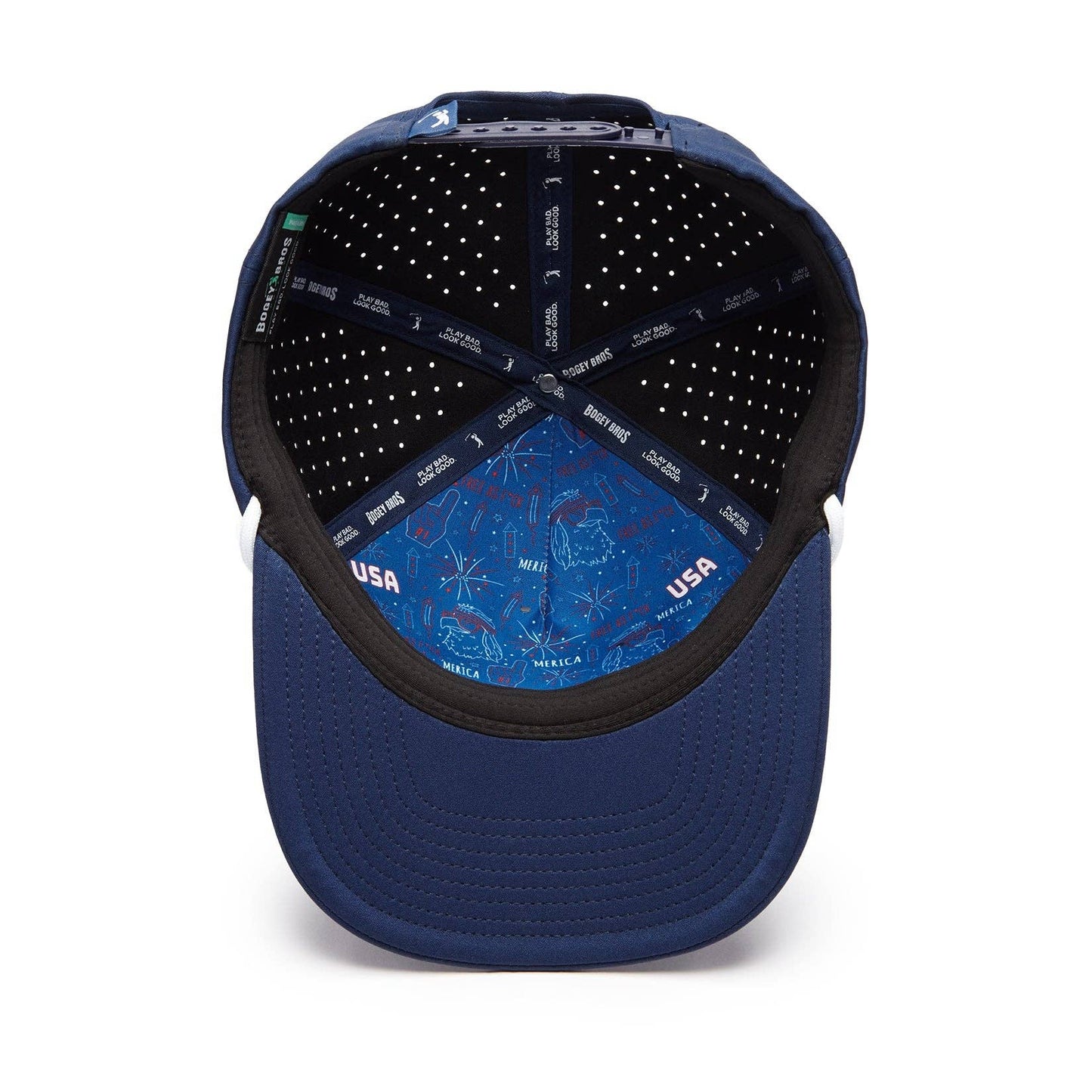 'Merica Navy - Performance Golf Rope Hat - Snapback